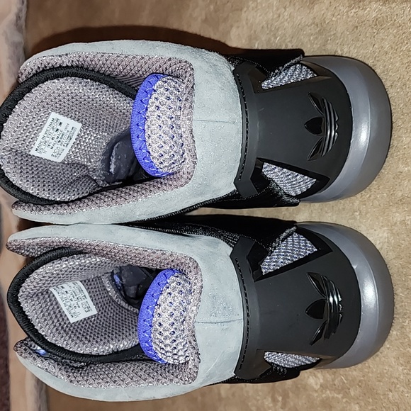 Adidas C-10 High tops Men's Size 11 Purple,Black,and Grey Colorway NEW - Picture 4 of 6